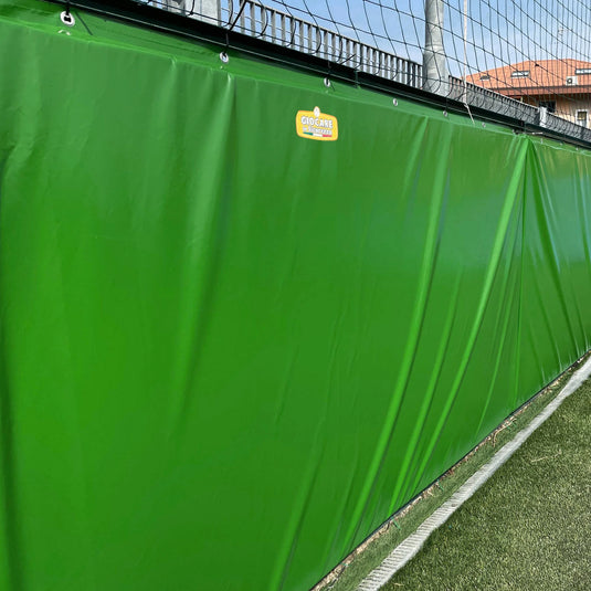 Cuscino verde a bordo campo gioco